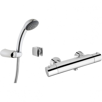 Смеситель для душа Vitra Aquatech AquaHeat A47056EXP с термостатом Хром