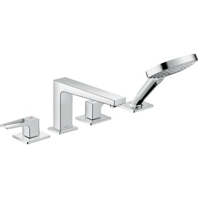 Смеситель на борт ванны Hansgrohe Metropol 74553000 Хром