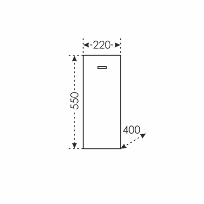 Тумба СанТа Омега ТН 22 307003 Белая