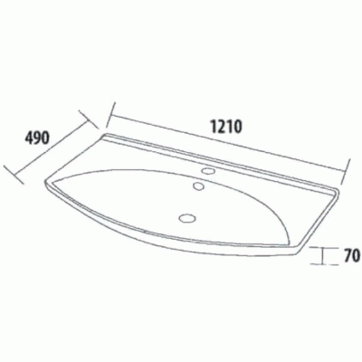 Комплект мебели для ванной Aquanet Остин 120 209994 подвесной Белый глянец