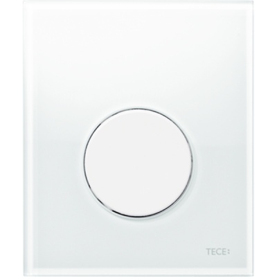 Кнопка смыва Tece Loop Urinal Glass 9242650 для писсуара Белая