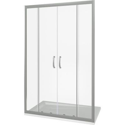 Душевая дверь в нишу Good Door Infinity WTW-TD-170 170 профиль Хром стекло прозрачное