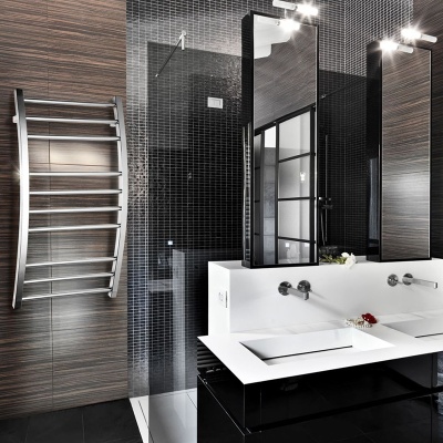 Водяной полотенцесушитель Grota Primo 530х900 Хром