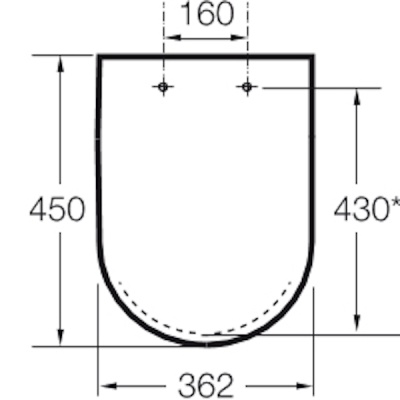 Сиденье для унитаза Roca Meridian 8012A200B Белая с микролифтом