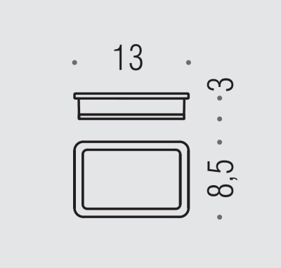 Мыльница Colombo Design Lulu B6240.gold Золото