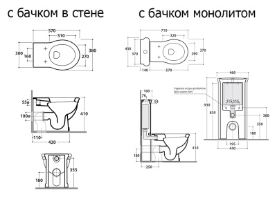 Унитаз Globo Paestum PA025 без сиденья