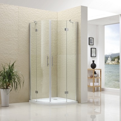 Душевой уголок RGW Leipzig LE-55 100x100 профиль Хром стекло прозрачное