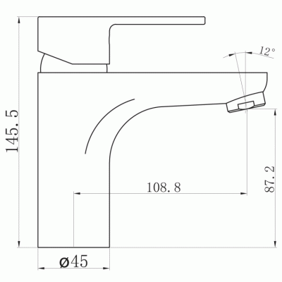 Комплект мебели для ванной BelBagno SET BB N3 Marino 70 Bianco Lucido