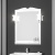 Зеркало Opadiris Тибет 80 Z0000012654 Белое матовое