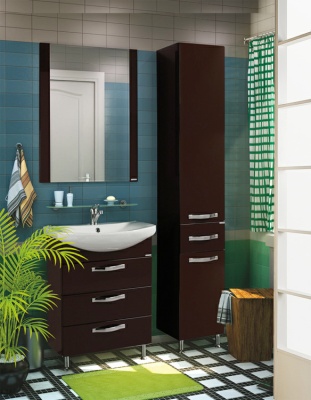 Тумба под раковину Акватон Ария 65 Н 1A123401AA010 белая глянцевая