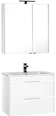 Зеркальный шкаф Aquanet Тулон 85 182723 L Белый