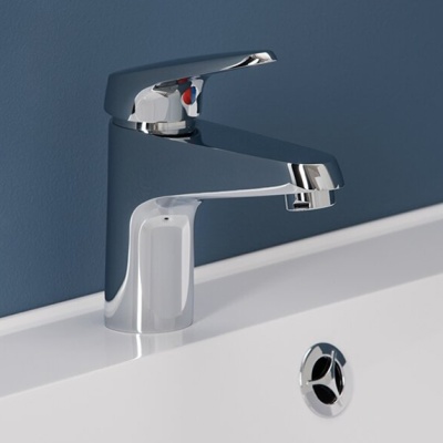 Смеситель для раковины Aquanet Round Handle SD90703 Хром