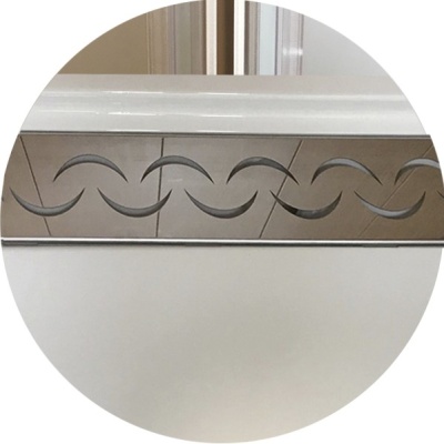 Душевой уголок Radomir Респект 100x100 1-03-1-0-0-1331 с поддоном профиль Белый стекло матовое