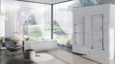 Водяной полотенцесушитель Ravak Optima 53х100 X04000083686 с полкой Хром