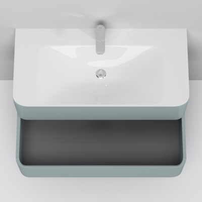 Тумба под раковину AM.PM Sensation 100 M30FHX1002GG подвесная Мятная