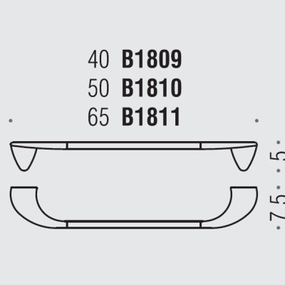Полотенцедержатель Colombo Design Khala В1810.000 Хром
