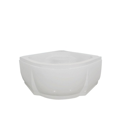 Акриловый поддон для душа River 80x80x43 радиальный Белый