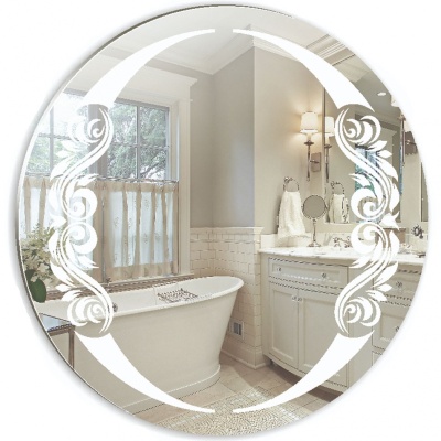 Зеркало Mixline Шарм Санторини 65 537442 с пескоструйным рисунком