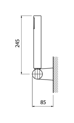 Душевой гарнитур Webert Comfort AC0116 Хром Серый