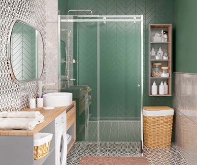 Душевой уголок WasserKRAFT Vils 120x90 56R07 профиль Хром стекло прозрачное