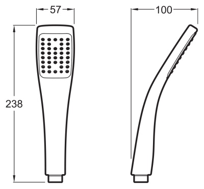 Ручной душ Jacob Delafon EO E3876-CP Хром
