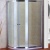 Душевой уголок Cezares Pratico RH-2 100x80 профиль Хром стекло прозрачное