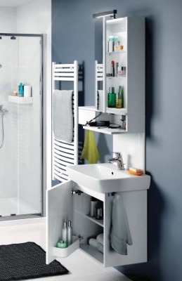 Тумба с раковиной Ifo Special 50 подвесная Белый глянец