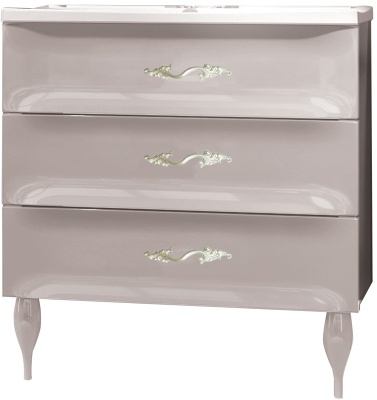 Тумба с раковиной Marka One Lumier 75Н Cappuccino