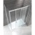Душевой уголок Cezares Lux Soft AH-1 120x200 профиль Хром стекло прозрачное