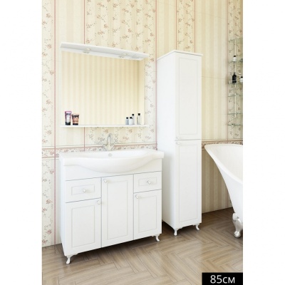 Тумба с раковиной Sanflor Софи 85 С0002224 Белая