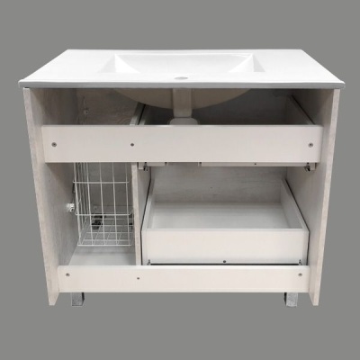 Тумба с раковиной Comforty Верона 90 4137059 Дуб белый