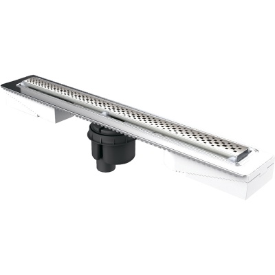 Душевой лоток Berges Wasserhaus C1 Brise 300 090028 с решеткой Матовый хром