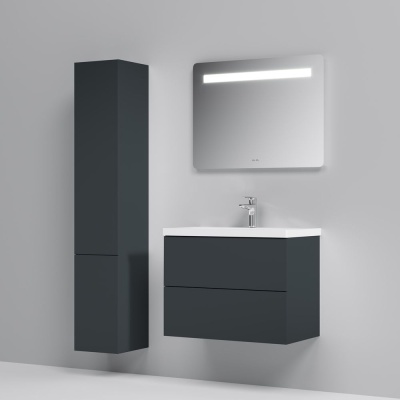 Тумба под раковину AM.PM Gem 75 M90FHX07522GM подвесная Графит матовый