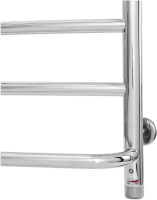 Электрический полотенцесушитель Laris Евромикс П8 80х50 L 73207387 с полкой Хром