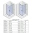 Душевой уголок Riho Novik Z201 90х90 GZ5090090 профиль Хром стекло прозрачное