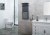 Электрический полотенцесушитель Black&White Universe 400x899 N-388GM с полкой Темно-серый