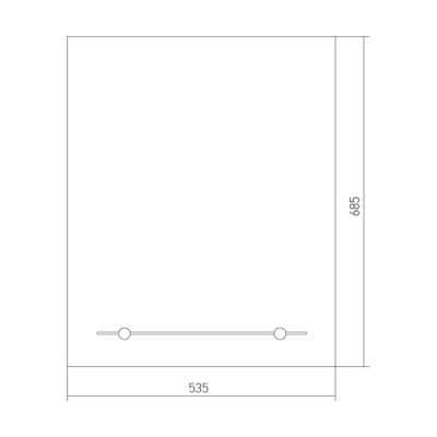 Зеркало Mixline Шарм Барокко 54 525449 с полкой с пескоструйным рисунком