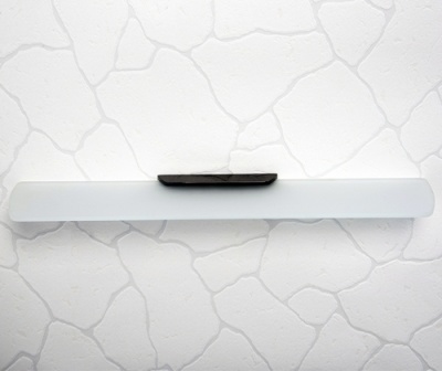 Стеклянная полка WasserKRAFT Glan K-5124 Черная глянцевая