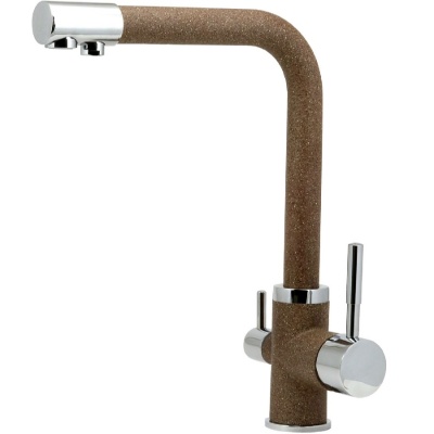 Смеситель для кухни Milacio Лидер F6508.305 Коричневый