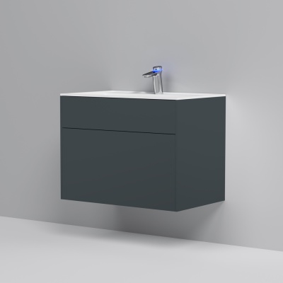 Тумба под раковину AM.PM Inspire V2.0 80 M50AFHX0803GM подвесная Графит