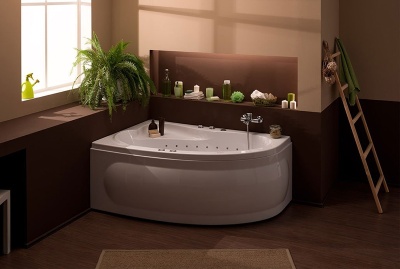 Акриловая ванна Aquanet Luna 155x100 L 203996 без гидромассажа