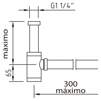 Сифон для раковины Clever Elegance Nevis 96174 Хром