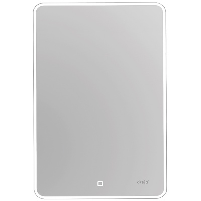 Зеркало Dreja Point 50 99.9026 с подсветкой Белый глянец