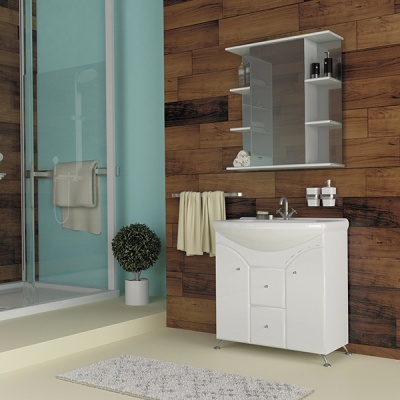 Тумба под раковину Mixline Севилья 75 529461 Белая