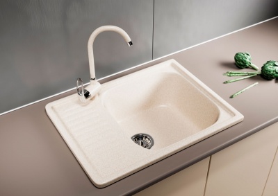 Кухонная мойка Mixline ML-GM18-328 525146 Бежевая