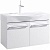 Тумба под раковину Aqwella 5 Stars Милан 80 Mil.01.08/W 2 дверцы подвесная Белая