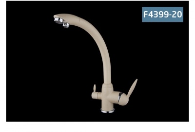 Смеситель для кухни Frap F4399 Белый