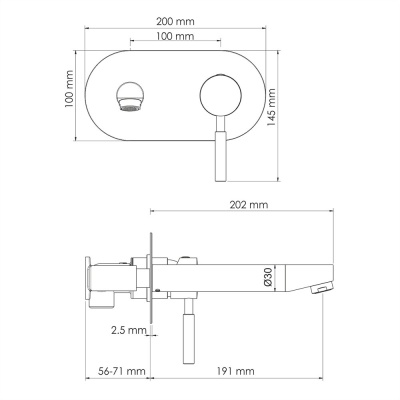 Смеситель для раковины WasserKRAFT Main 4130 Хром