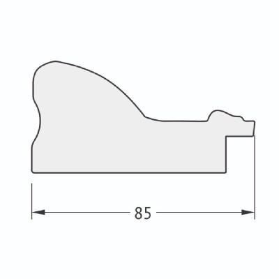 Зеркало Evoform Exclusive 155х65 Виньетка античная бронза