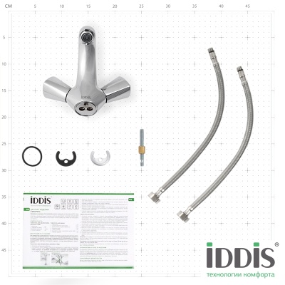 Смеситель для раковины Iddis Bounce BOUSB00i01 Хром